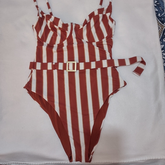 Weworewhat Danielle one piece swim suit designer bikini LIKE NEW SIZE XL - Picture 2 of 9
